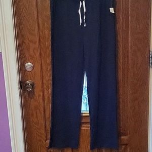 Wake & Wear by Ink+Ivy, lounge pants, navy blue, XL, adjustable waist